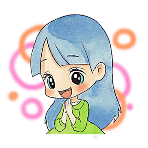 😃 Стикер «Конфетные-Тян» для Telegram