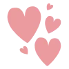 💕 Эмодзи «Розовые буквы и иконки» для Telegram