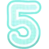 Стикер 6 Конфетные Буквы 20