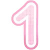 Стикер 2 Конфетные Буквы 20
