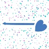 ❤️ Эмодзи «Голубой шрифт» для Telegram