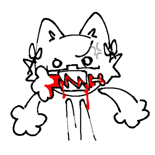 😡 Стикер «Конфийейей konfi» для Telegram