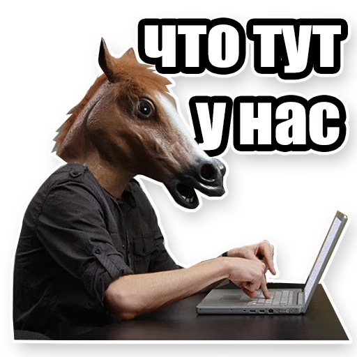 💻 Стикер «Кони» для Telegram