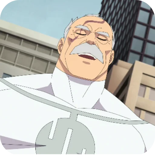 👨‍🦳 Стикер «Invincible» для Telegram