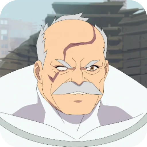 👨‍🦳 Стикер «Invincible» для Telegram