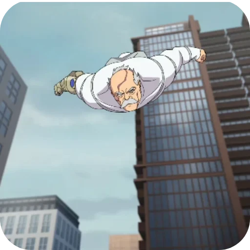 👨‍🦳 Стикер «Invincible» для Telegram