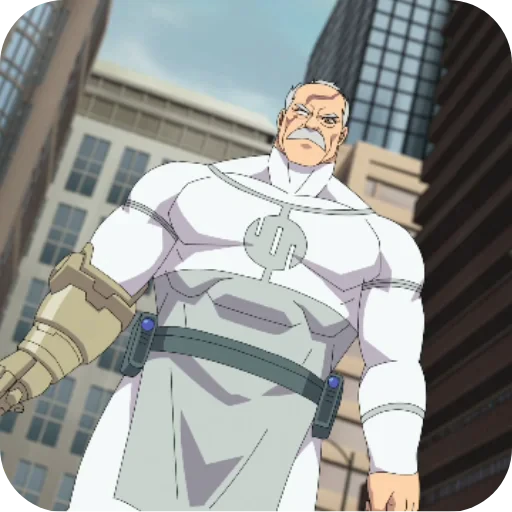 👨‍🦳 Стикер «Invincible» для Telegram