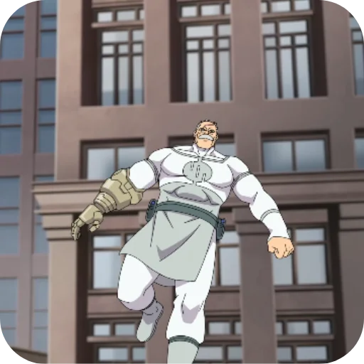 👨‍🦳 Стикер «Invincible» для Telegram