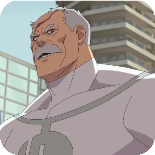 👨‍🦳 Стикер «Invincible» для Telegram