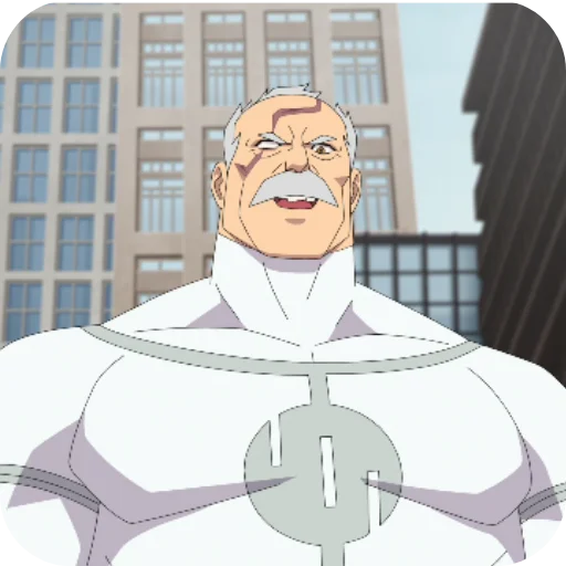 👨‍🦳 Стикер «Invincible» для Telegram