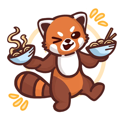 😉 Стикер «Konopanda» для Telegram