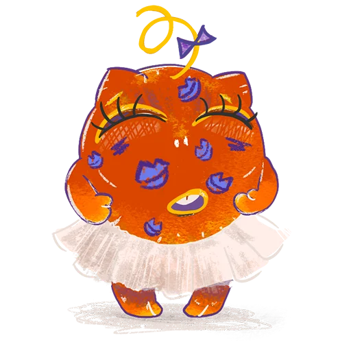 💋 Стикер «Konoput stickers» для Telegram