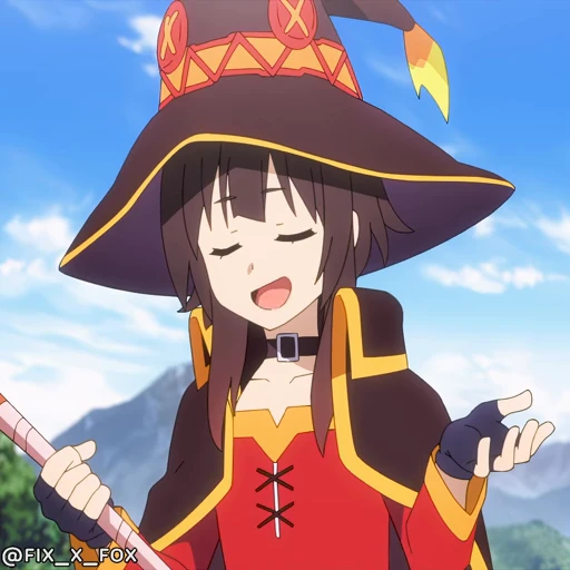 🤷‍♀️ Стикер «KonoSuba S3» для Telegram