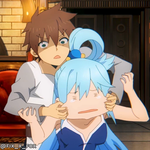 🤗 Стикер «KonoSuba S3» для Telegram
