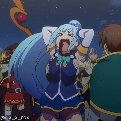 😱 Стикер «KonoSuba 3» для Telegram