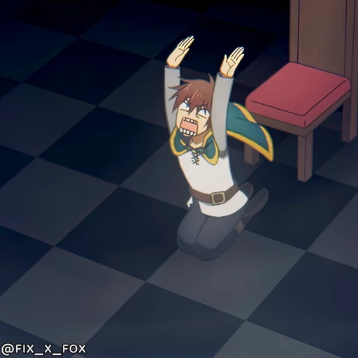 🙏 Стикер «KonoSuba 3» для Telegram