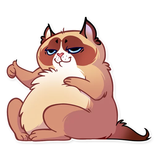 Стикерпак Кooky Сat для Telegram