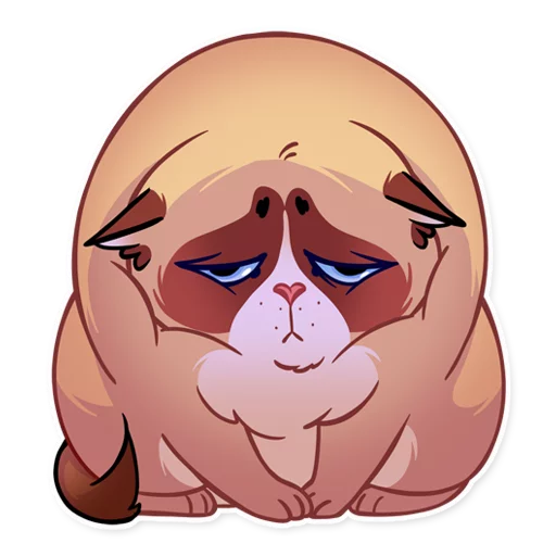 😔 Стикер «Кooky Сat» для Telegram