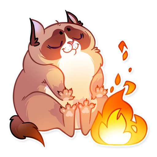 😌 Стикер «Кooky Сat» для Telegram