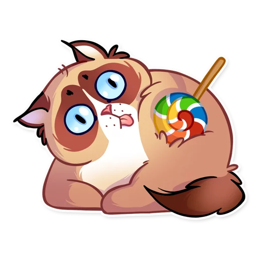 🍭 Стикер «Кooky Сat» для Telegram