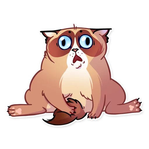 😧 Стикер «Кooky Сat» для Telegram