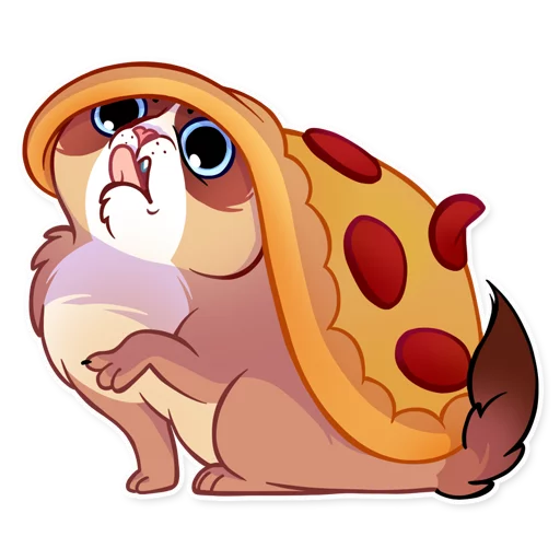 🍕 Стикер «Кooky Сat» для Telegram
