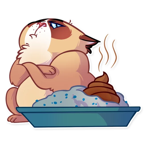 💩 Стикер «Кooky Сat» для Telegram