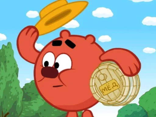 🐻 Стикер «Копатыч» для Telegram