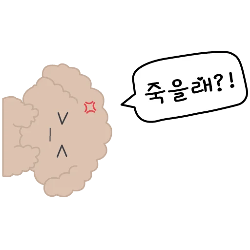 😡 Стикер «Корея Korea 한국» для Telegram