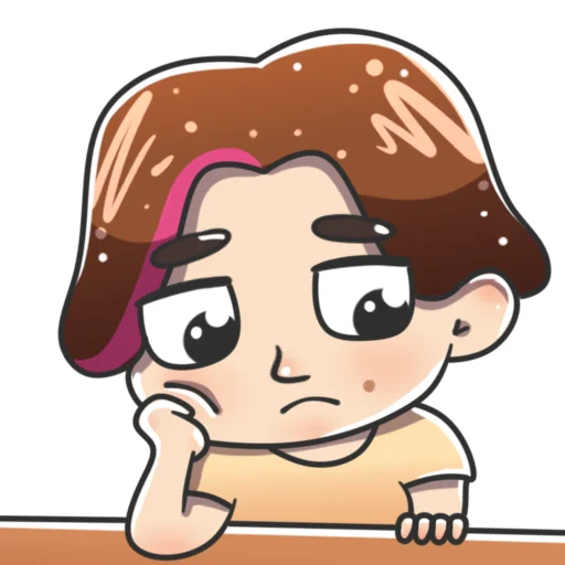 😔 Стикер «KORESHZY» для Telegram