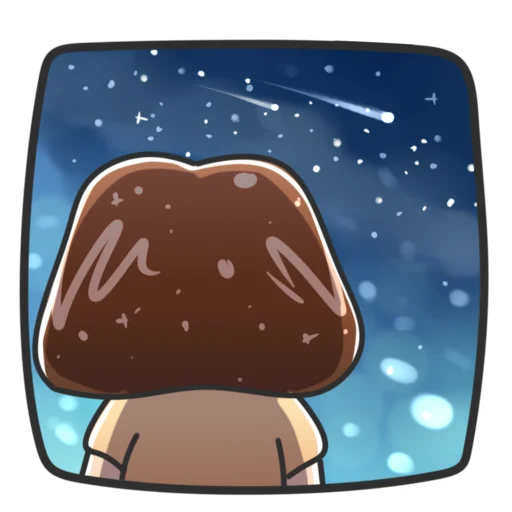🌌 Стикер «KORESHZY» для Telegram