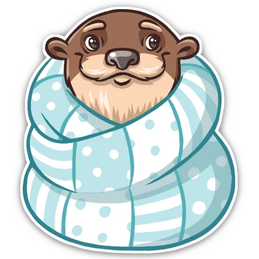 😊 Стикер «Выдра» для Telegram