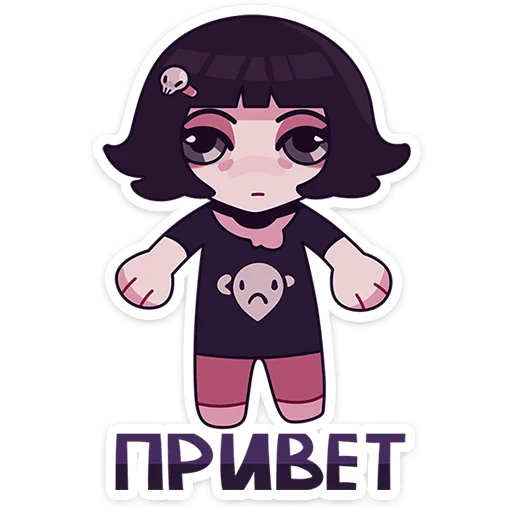👋 Стикер «Кортни» для Telegram