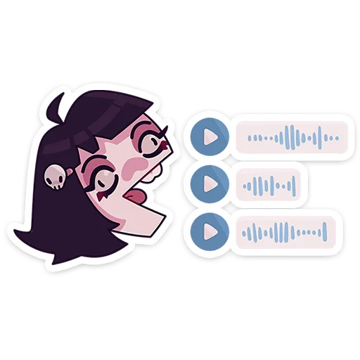 😜 Стикер «Кортни» для Telegram