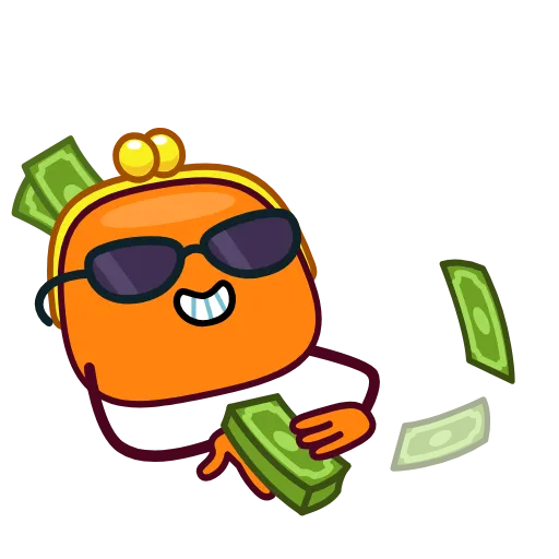 😎 Эмодзи «Кошелёнок» для Telegram