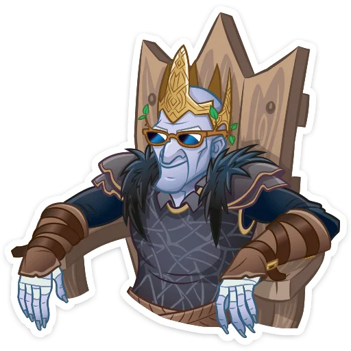 👑 Стикер «​​Кощей Бессмертный» для Telegram