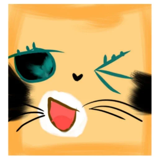 😉 Стикер «Кошка Пчелка» для Telegram
