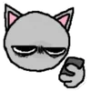 🤒 Эмодзи «Кошка» для Telegram