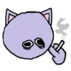 🤒 Эмодзи «Кошка» для Telegram