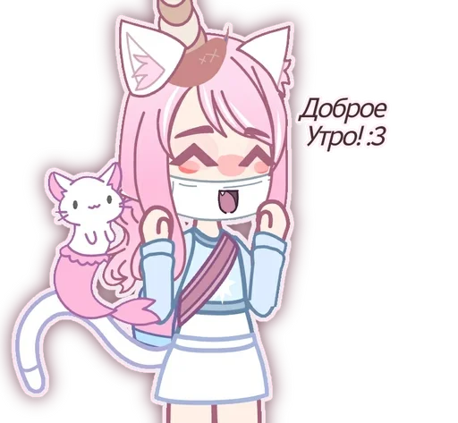 🐈 Стикер «Кошка Лана» для Telegram