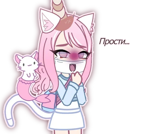 🐈 Стикер «Кошка Лана» для Telegram