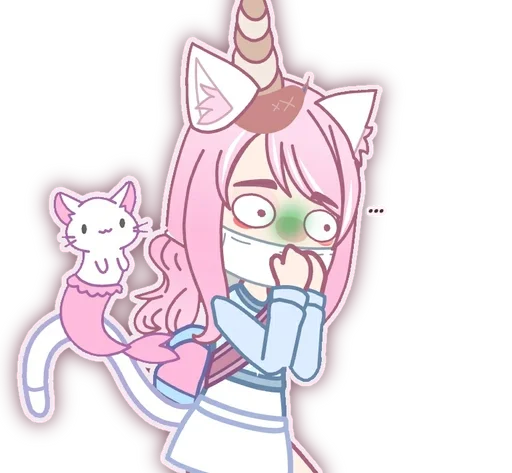 🐈 Стикер «Кошка Лана» для Telegram