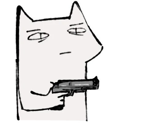 🔫 Стикер «koshki» для Telegram