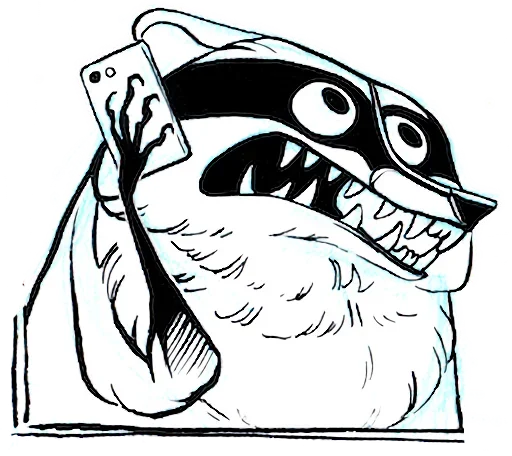 😞 Стикер «Demonc» для Telegram