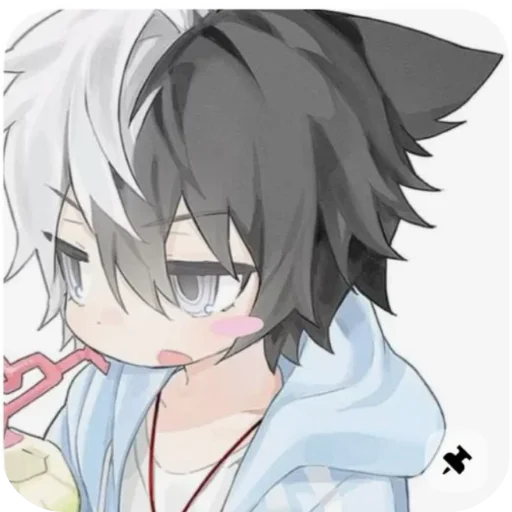 💇 Стикер «Кошкомальчики» для Telegram