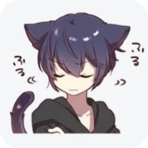 💇 Стикер «Кошкомальчики» для Telegram