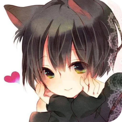 💇 Стикер «Кошкомальчики» для Telegram