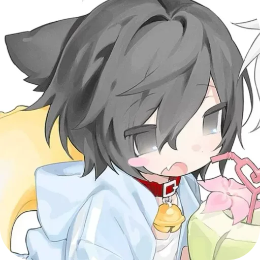 💇 Стикер «Кошкомальчики» для Telegram