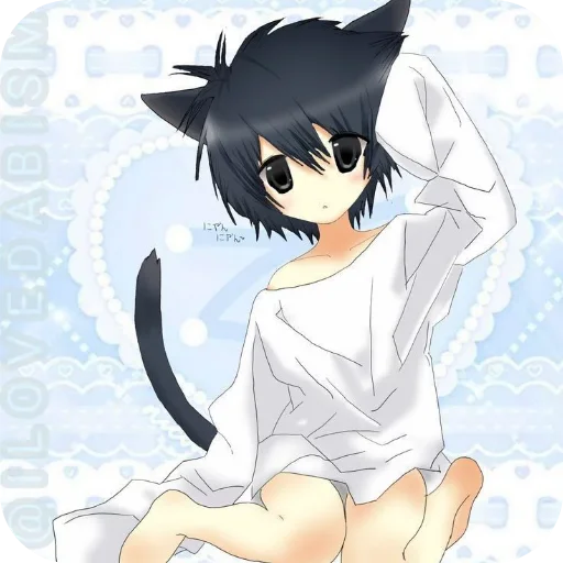 💇 Стикер «Кошкомальчики» для Telegram