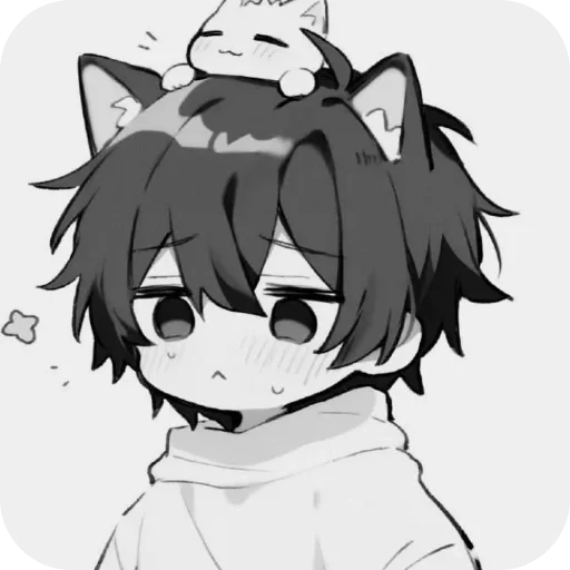 👍 Стикер «Кошкомальчики» для Telegram